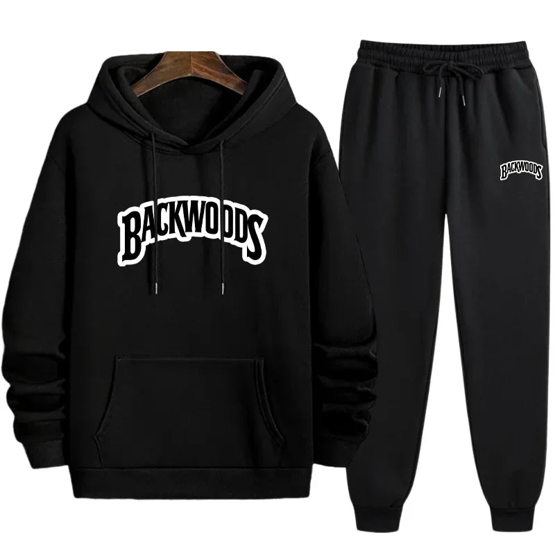 SNKRD UrbanMotion™ Men’s Tracksuit – 2-Piece Hoodie & Joggers | 2025 Street & Sport Set