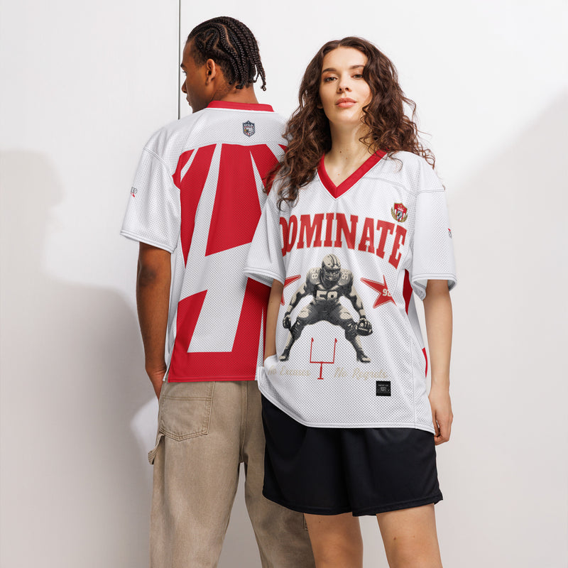 SNKRD DOMINATE Football Jersey | All-Over Premium American Football Tee