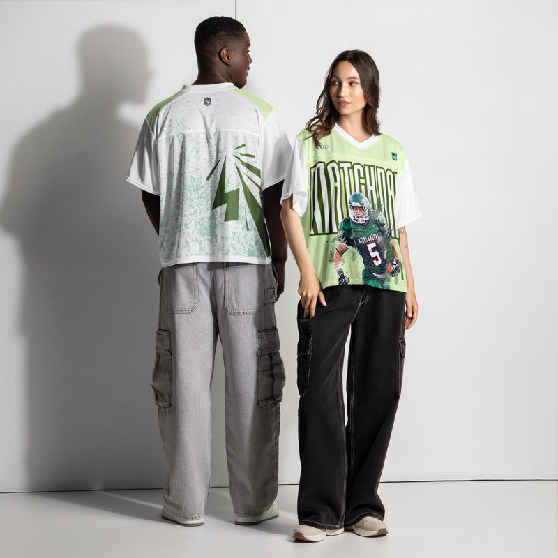 SNKRD MATCHDAY – Highlanders #5 Jersey | Boxy All-Over Print Football Tee