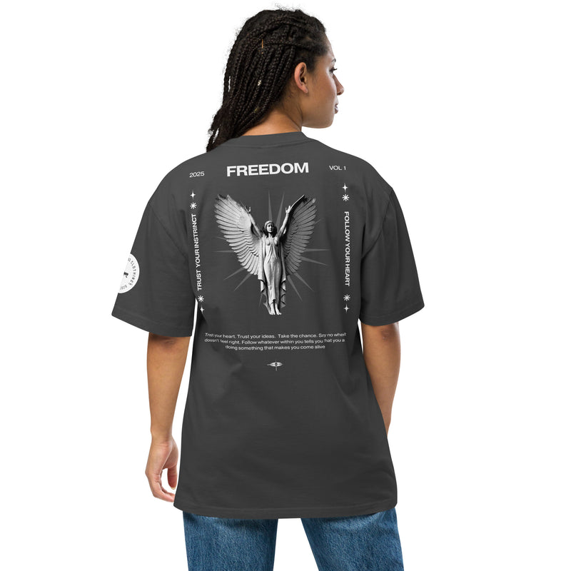 Freedom Vol.1 – Angel of Liberation Oversized Faded Tee (2025)