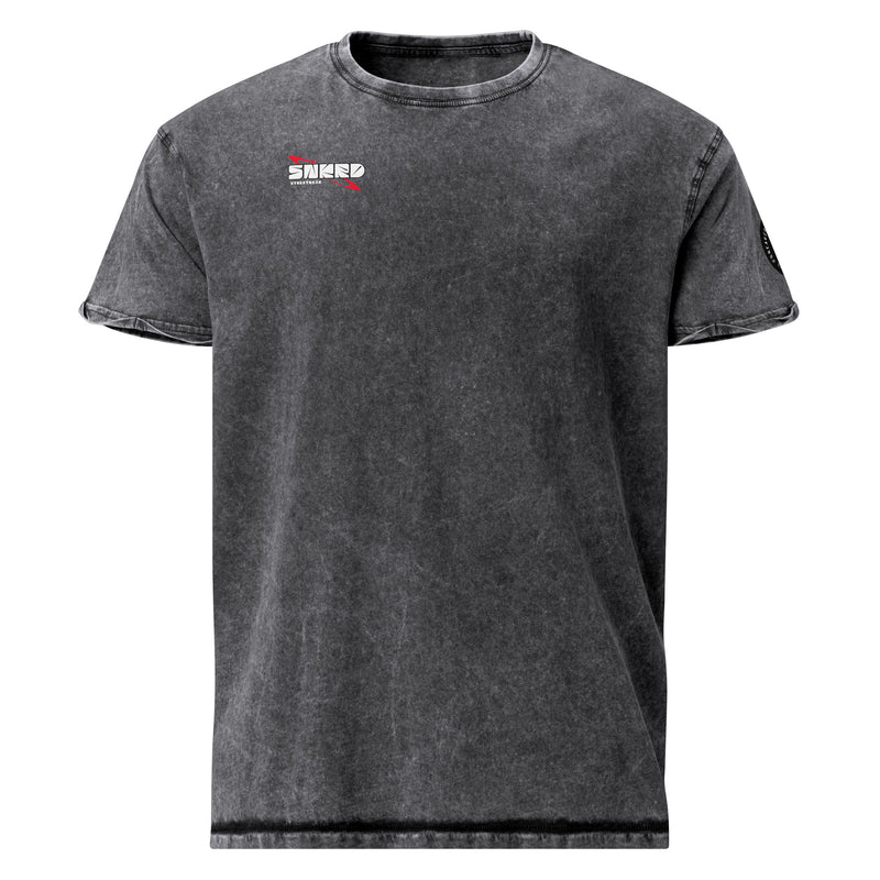 Never Stop Dreaming Tee – Hustle Habit Denim-Wash SNKRD Streetwear (2025)